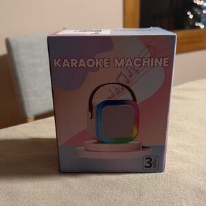 Portable Karaoke Machine with LED Lights New in Box